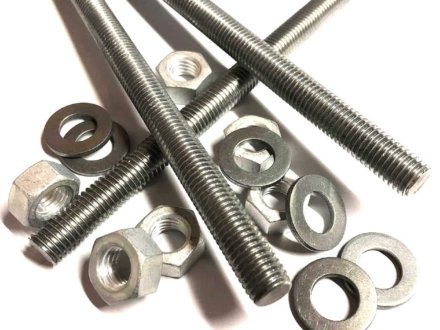 Aluminium Bar Nuts & Washers